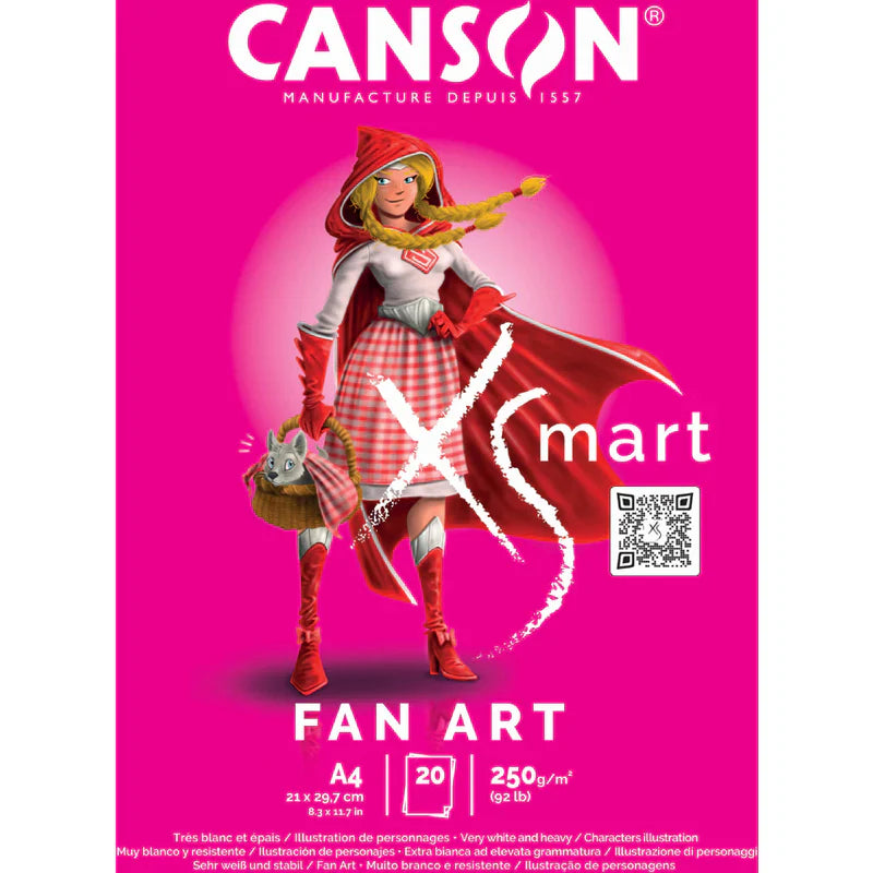 Canson Pad Canxsmart 20F A4 250G Fan Art