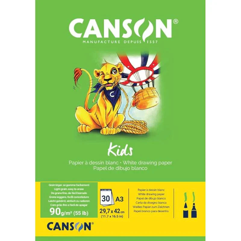 Canson Pk Candessin Bla 100F A3 90G