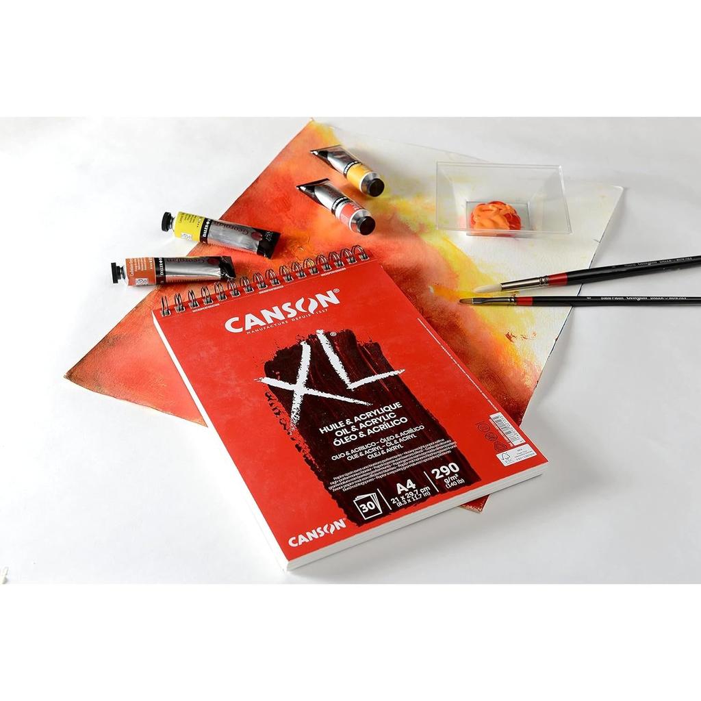 Canson Spp Canxl Huile Acrylique 30F A4 290G