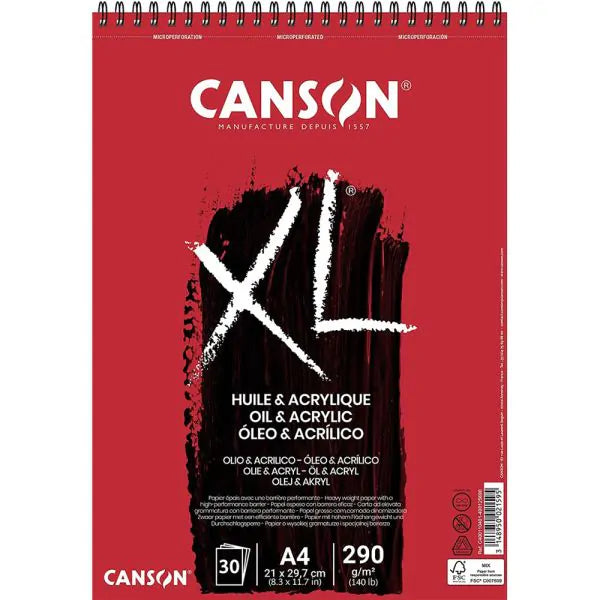 Canson Spp Canxl Huile Acrylique 30F A4 290G