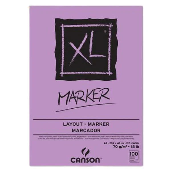 Canson Pad Canmarker 70G 100Sheet A3 Xl