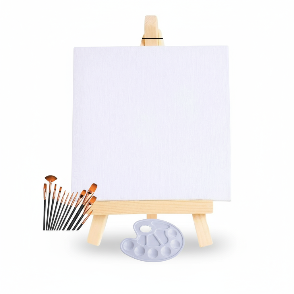 Canvas With Stand 20 X 25 Cm Bundle