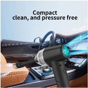 Car Air Duster & Vacuum Cleaner 3 In 1