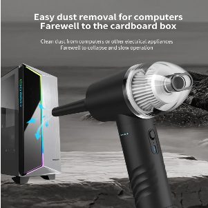 Car Air Duster & Vacuum Cleaner 3 In 1