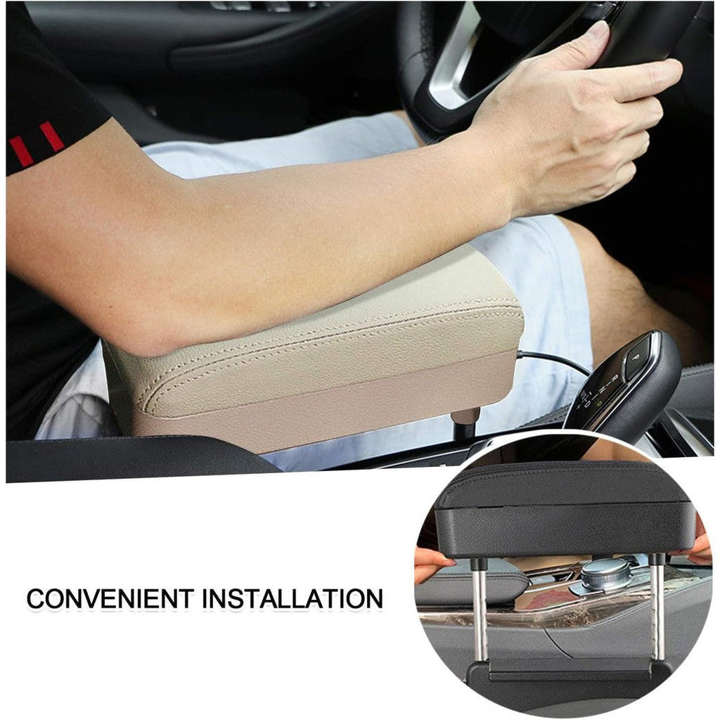 Car Mounted Storage Arm Chair Beige S6911