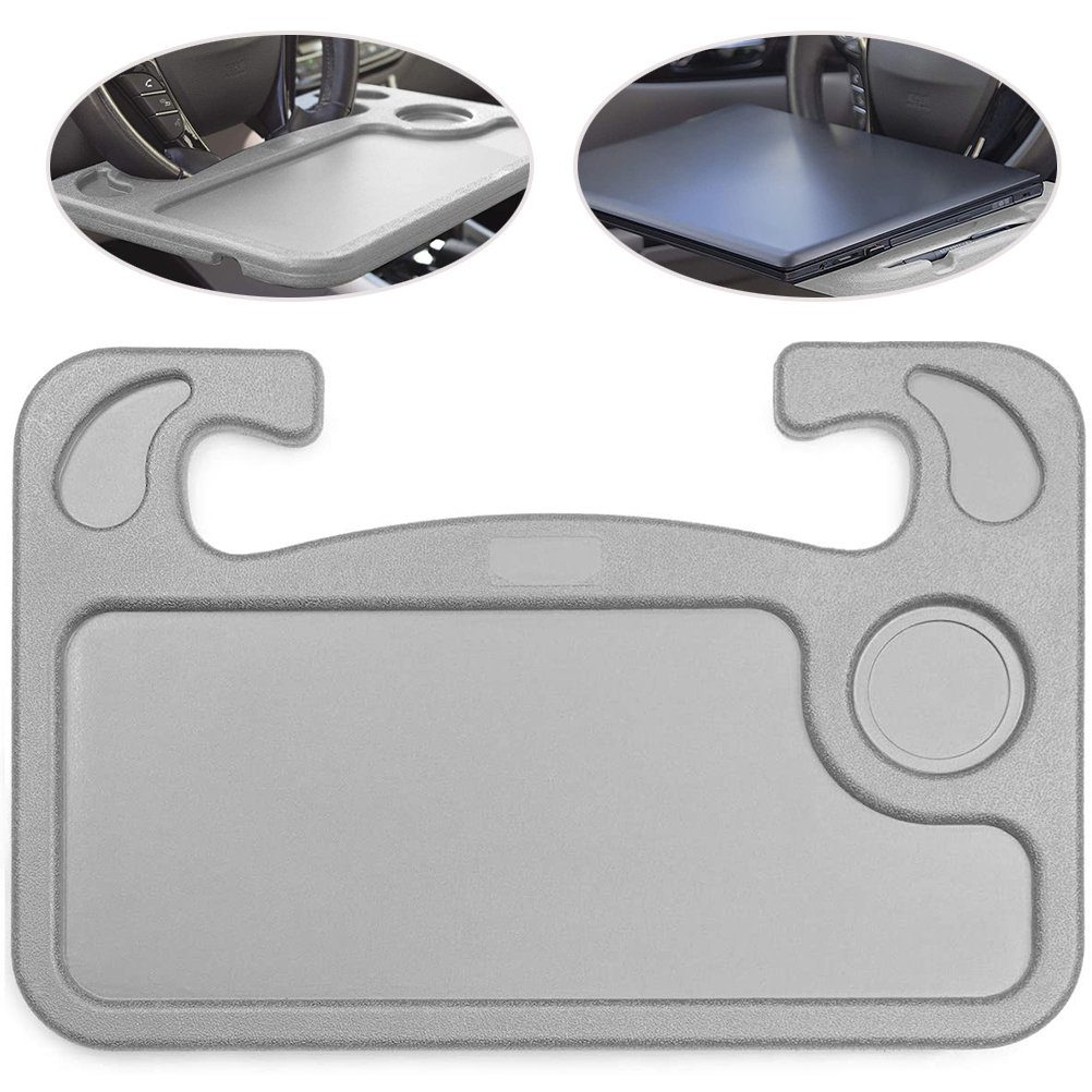 Car Steering Wheel Tray Grey R-3610