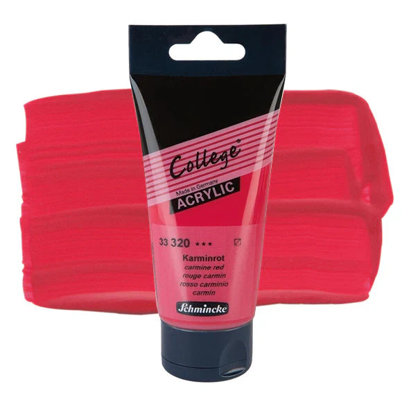 Schmincke College Acrylic Color 75ml Carmine Red