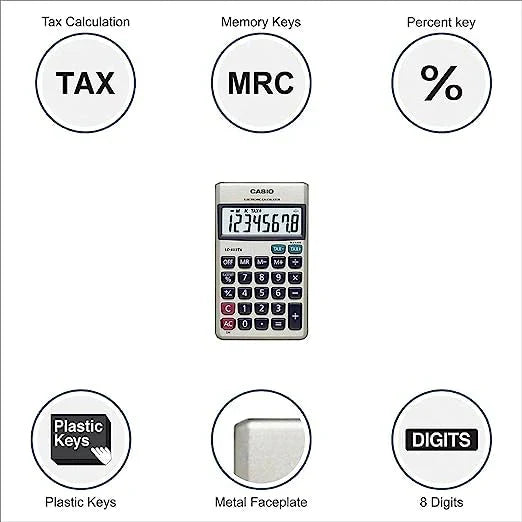 Casio Calculator LC-403TV Electronic Calculator