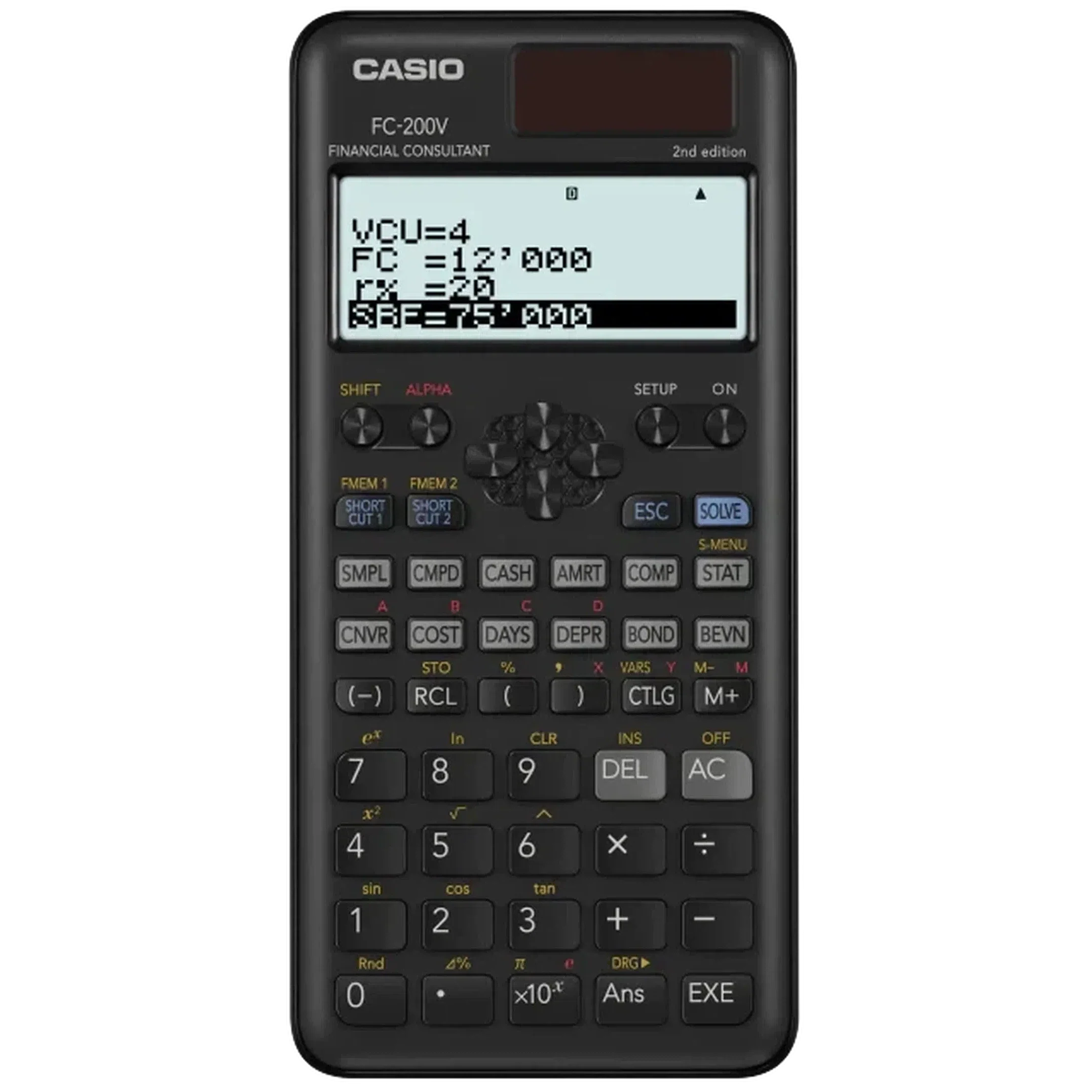 Casio Fc-200V Financial Calculator
