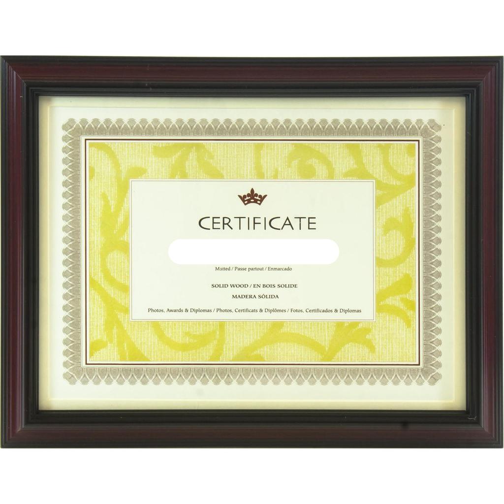Certificate Frame Wooden - Mahogany Color