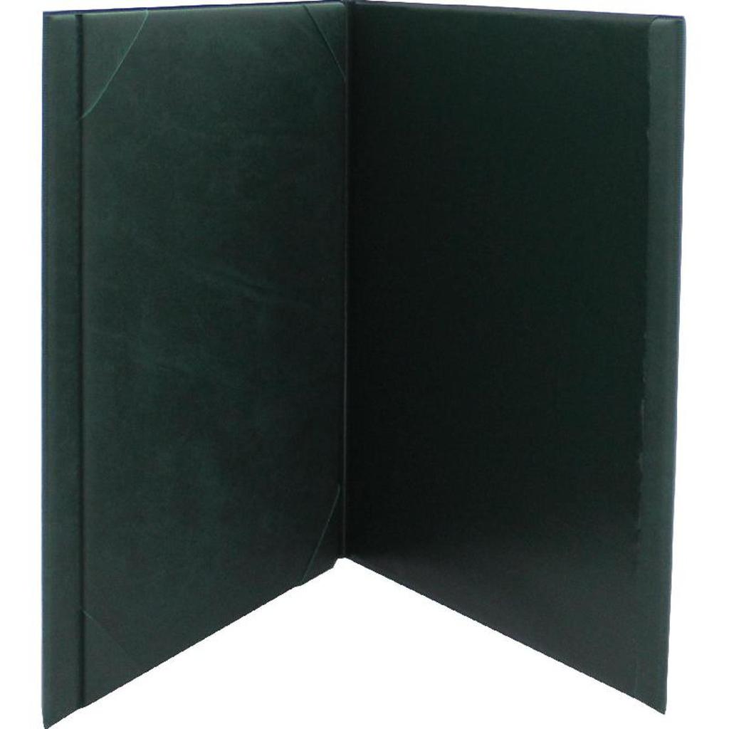 Certificate Holder Foam Leather/PVC Frame - Green Color