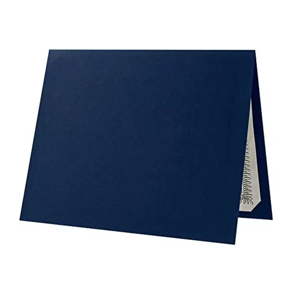 Certificate Holder PVC Frame - Blue