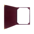 Certificate Holder Velvet Frame - Burgundy Color