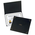 Certificate Holder with Print Black Color