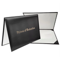 Certificate Holder with Print - Black Color