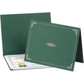 Certificate Holder with Print - Green Color