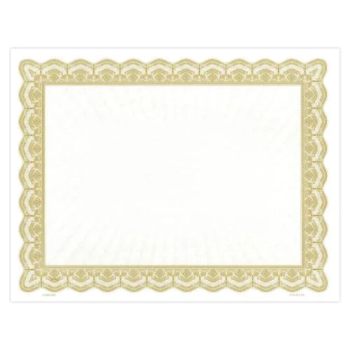 Certificate Paper - Beige/Silver