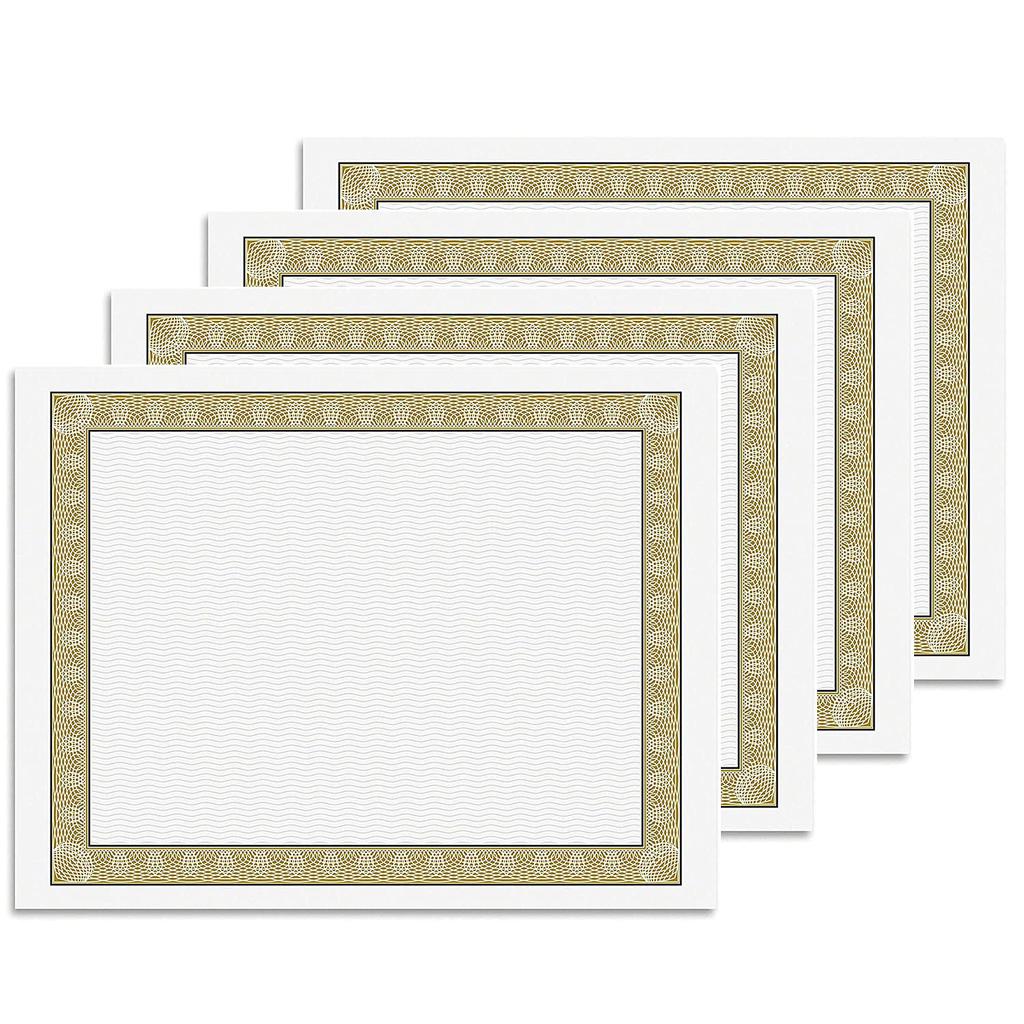 Certificate Paper Parchment Material - Beige/Green