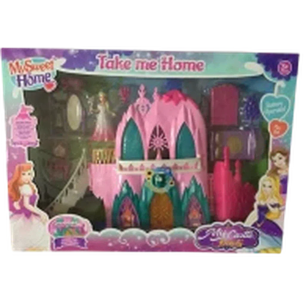 Children'S Play House Diy Princess Castle Villa-Sg-29024