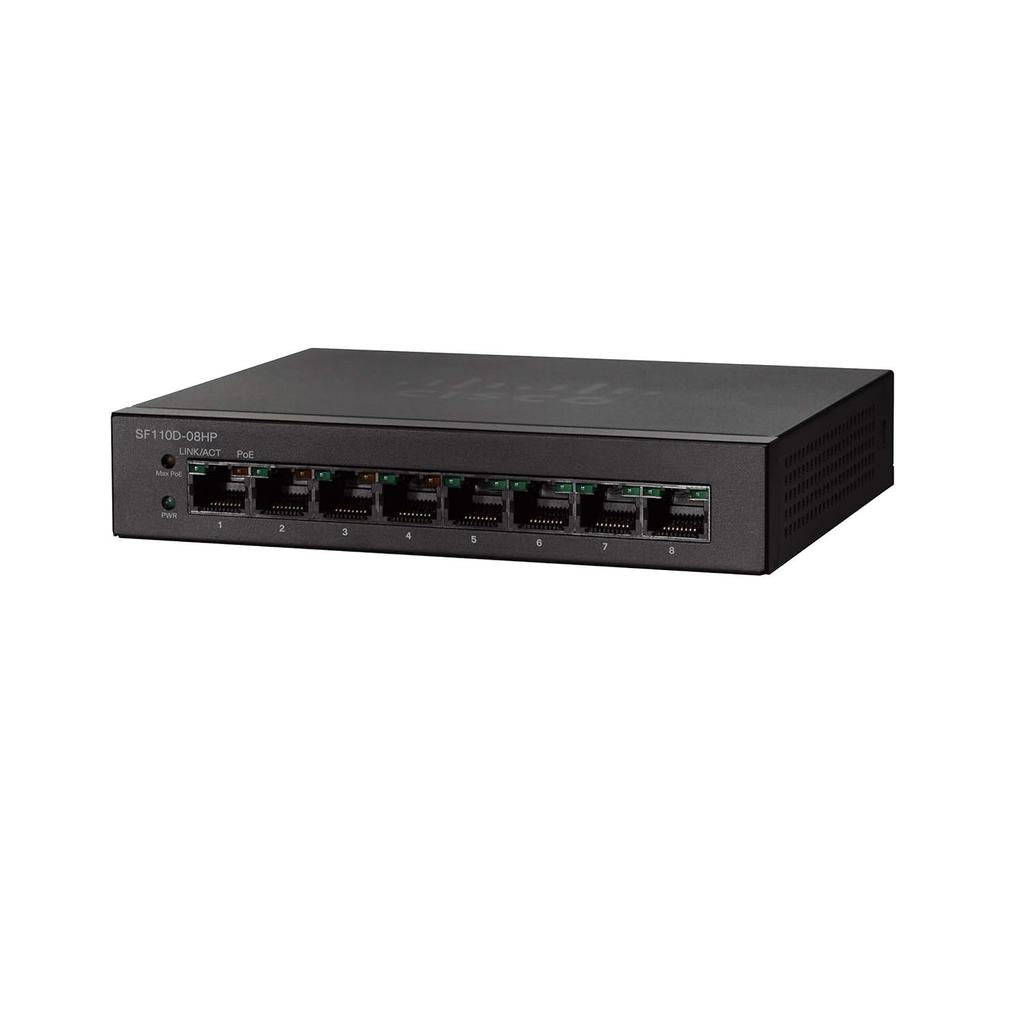 Cisco SF110D-08 8-Port 10/100 Desktop Switch