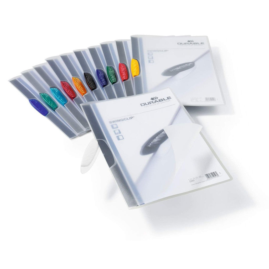 Durable Clip folder SWINGCLIP 30 A4 transparent Per Piece