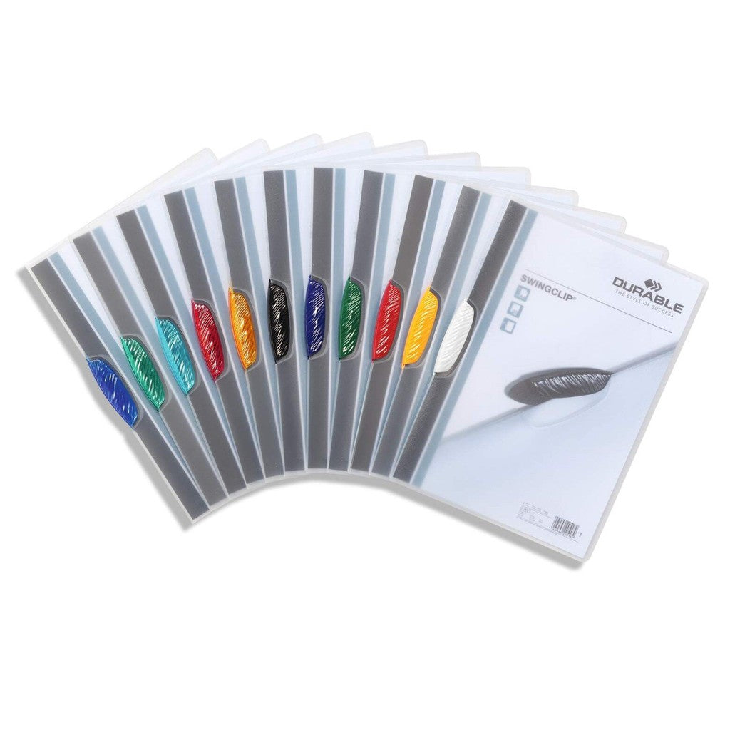 Durable Clip folder SWINGCLIP 30 A4 transparent Per Piece