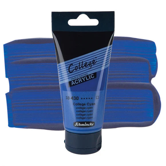 Schmincke College Acrylic Color 75ml College Cyan