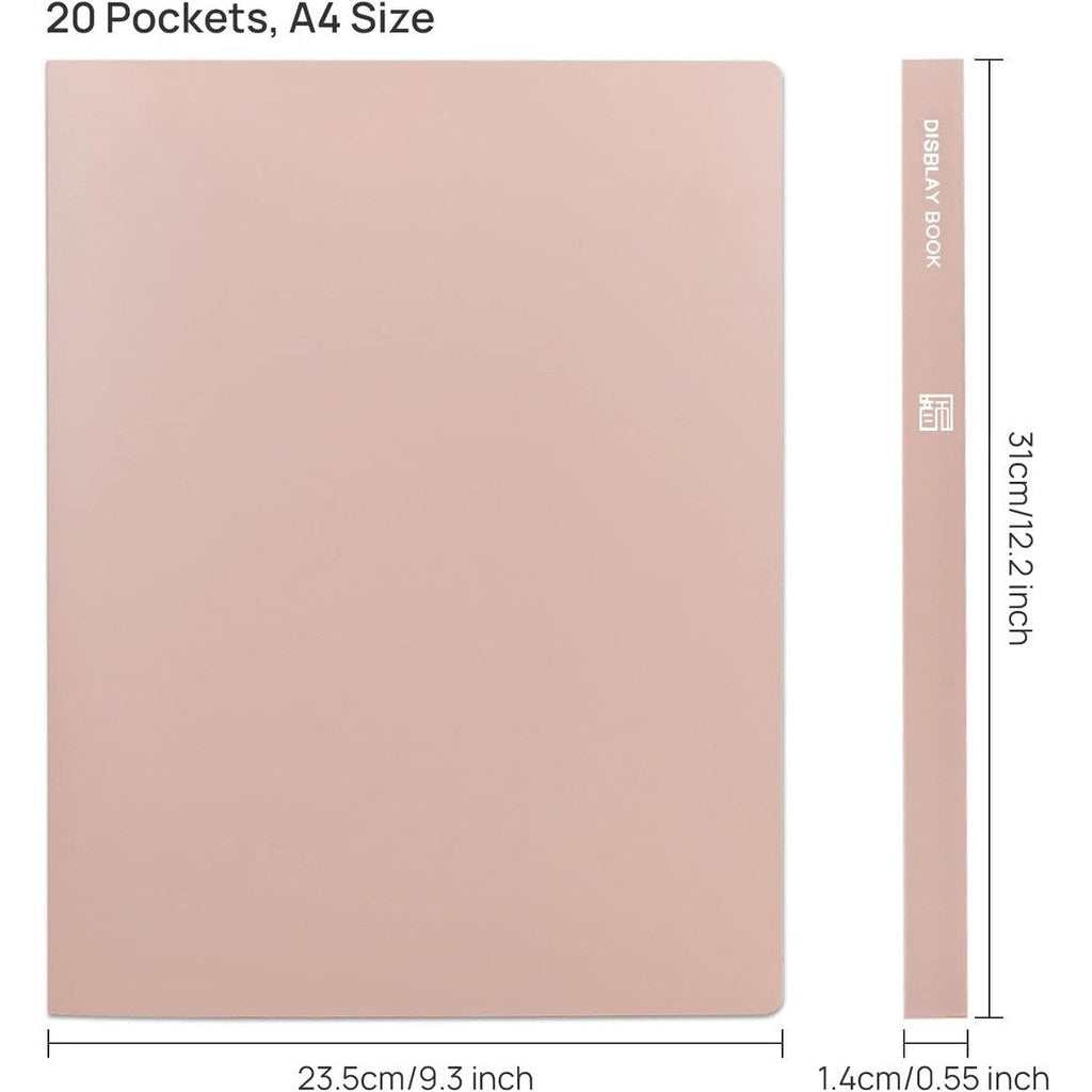 Comix A4 Display Books 20 Pockets Bright series