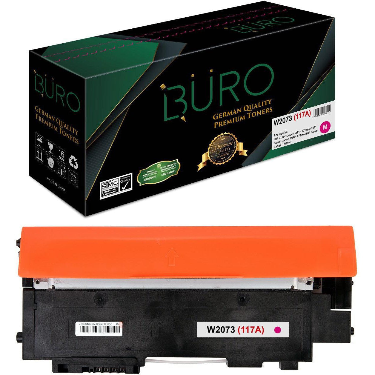 Buro Compatible Hp 117A W2073 Magenta Toner