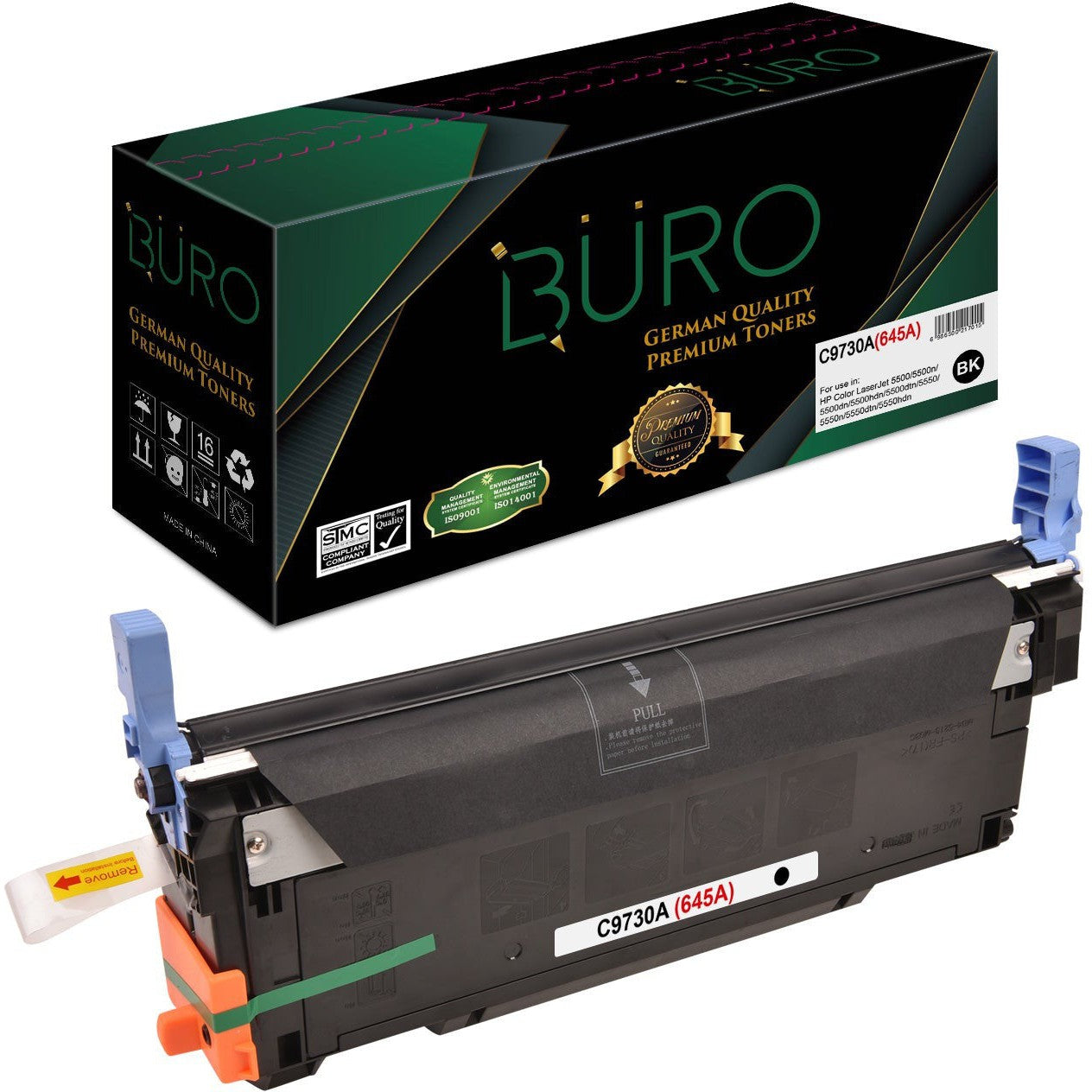 Buro Compatible Hp 645A C9730A Black Toner