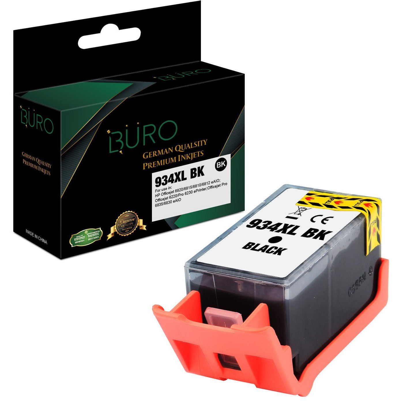 Buro Compatible Hp 934 XL Black Ink Cartridge