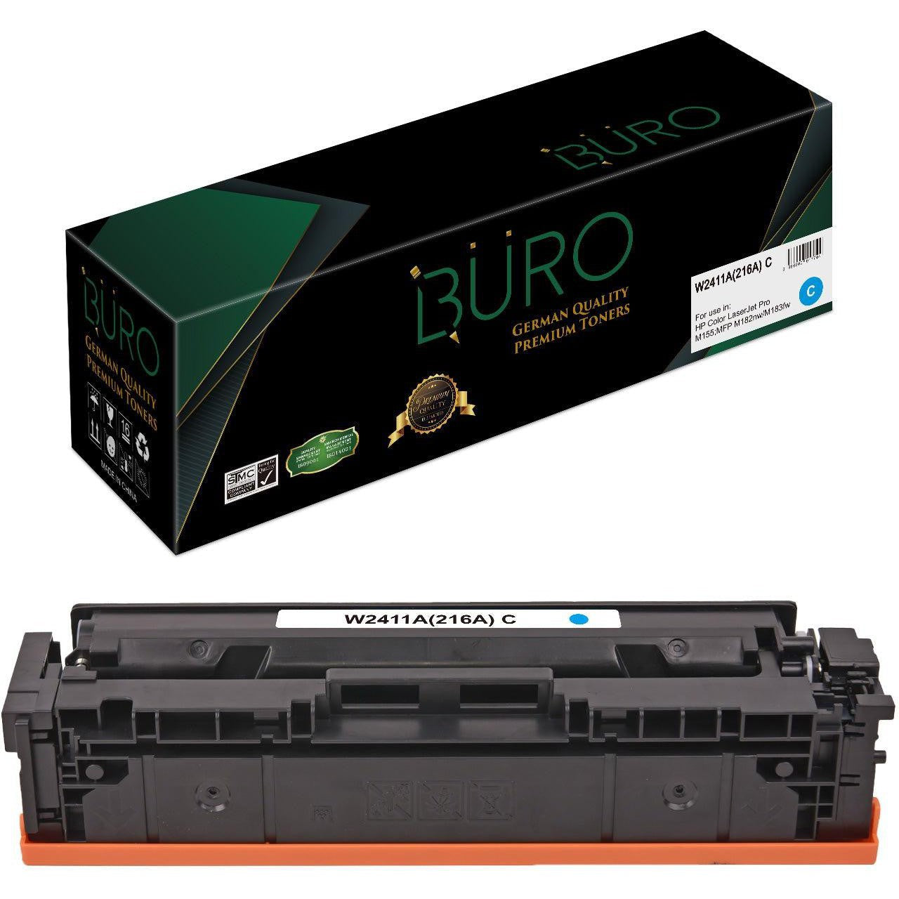 Buro Compatible Hp W 2411A 216A Cyan
