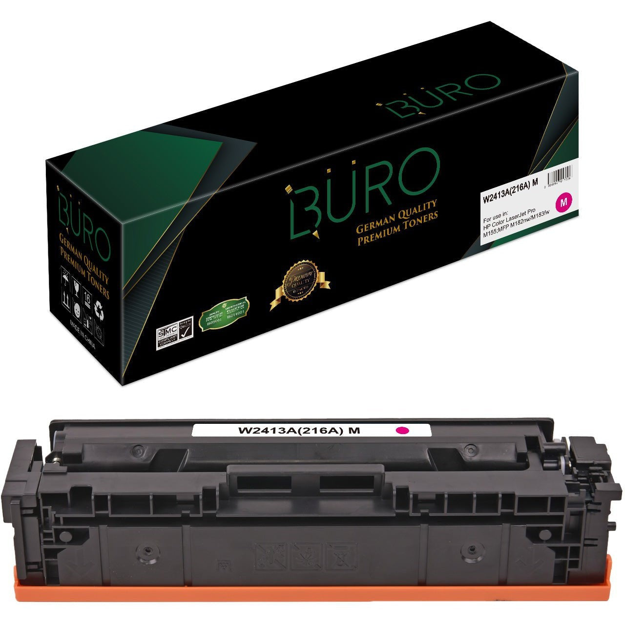 Buro Compatible Hp W 2413A 216A Magenta