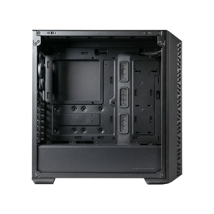 Cooler Master MasterBox 520 Mid Tower Mesh Steel ABS Plastic Tempered Glass Side Panel Case with 3 ARGB Fans - Black