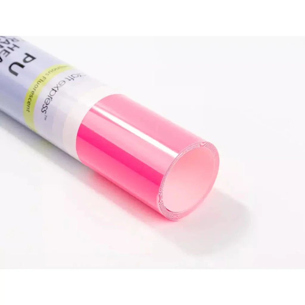 Craft Express Iron-On Heat Transfer Glossy Vinyl - 30.48 x 152.4cm / Fluorescent Pink