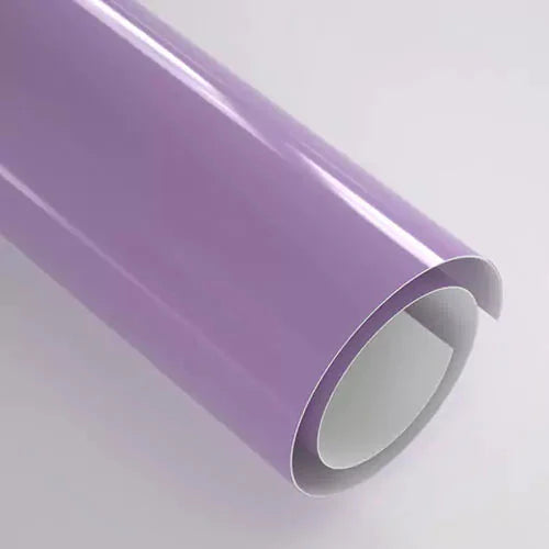 Craft Express Self-Adhesive Vinyl - 30.5 x 30.5 cm / 20 Sheets / Glossy Light Purple