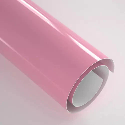 Craft Express Self-Adhesive Vinyl - 30.5 x 30.5 cm / 20 Sheets / Glossy Pink