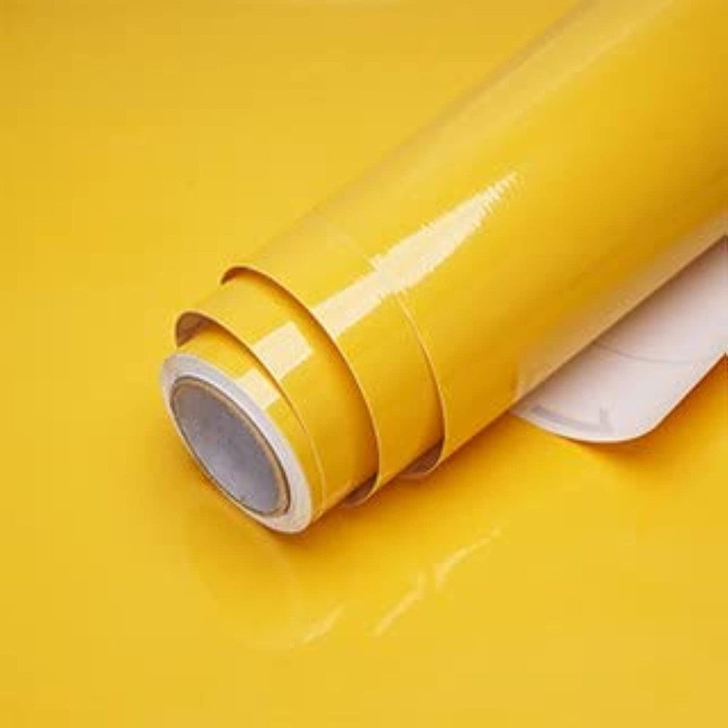 Craft Express Self-Adhesive Vinyl - 30.5 x 30.5 cm / 20 Sheets / Glossy Yellow