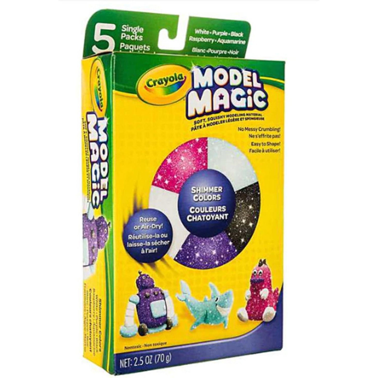 Crayola 5 Pack Magic Model Shimmer Colors