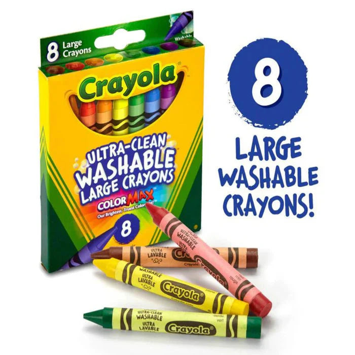 Crayola 8 Big Washable Crayons