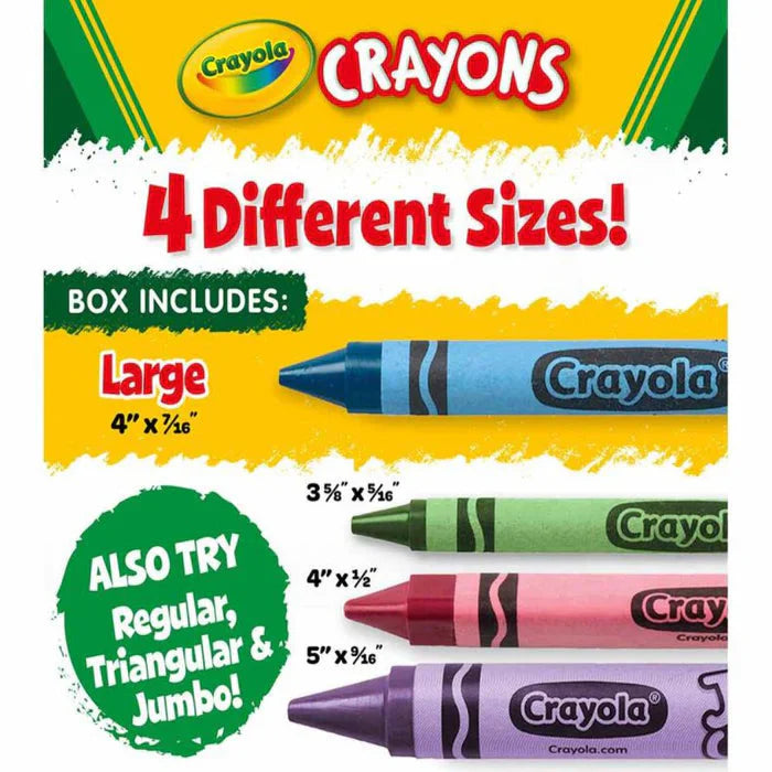 Crayola 8 Big Washable Crayons
