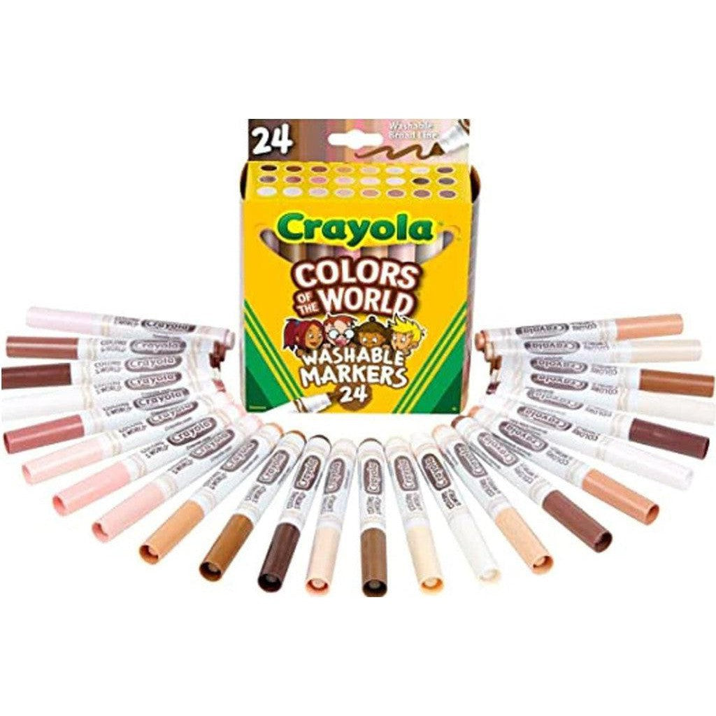 Crayola Colors Of The World Washable Colors 24