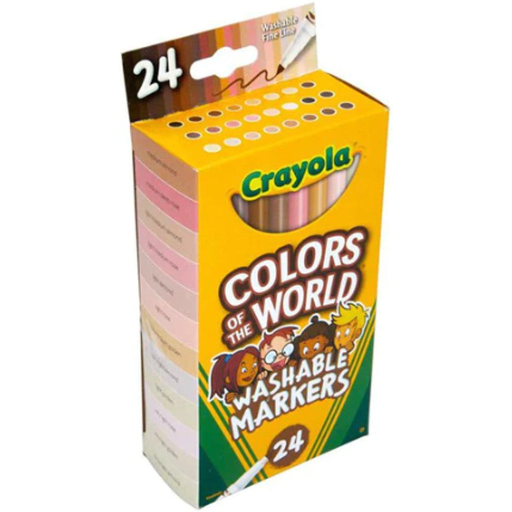Crayola Colors Of The World Washable Colors 24