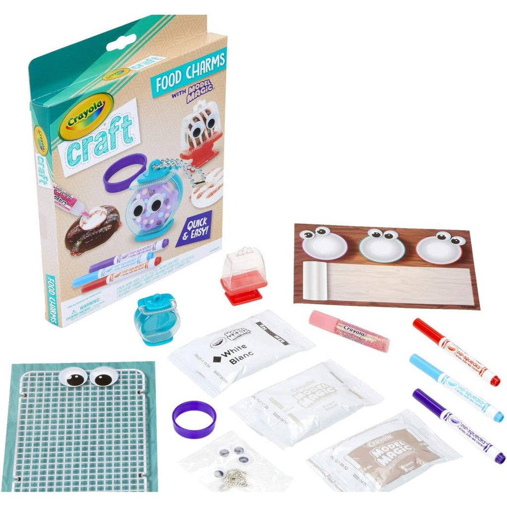 Crayola Craft Food Charms With Model Magic Crafts