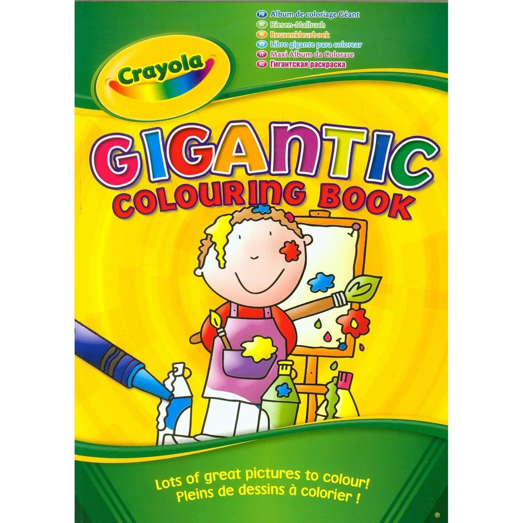 Crayola Gigantic 130 Page A4 Colouring Book
