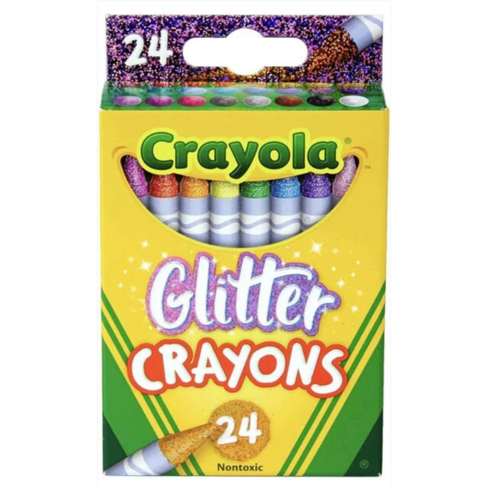 Crayola Glitter Crayons 24 Colors