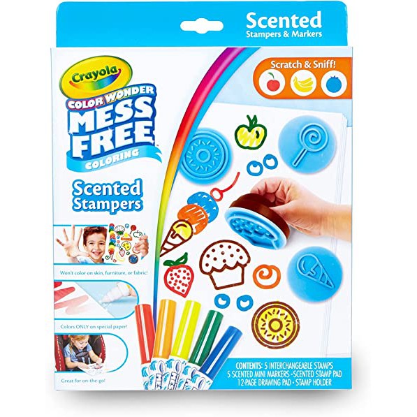 Crayola Kids Stamp, Coloring Pen And Paper