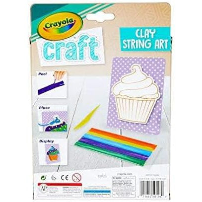 Crayola Modeling Clay String Art Cupcake