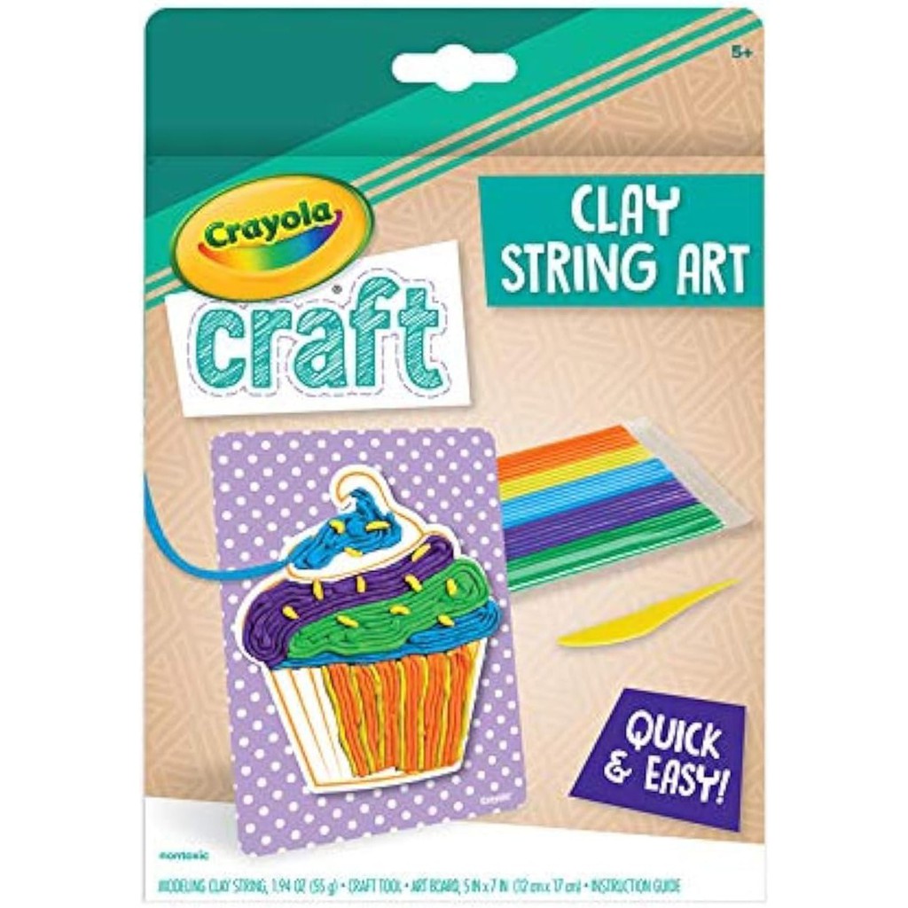 Crayola Modeling Clay String Art Cupcake