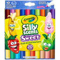 Crayola Silly Scents Sweet Dual Ended Markers 20 Colors